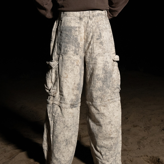Cream Baggy Fit | Cargo Pant Şort
