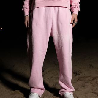 S.H Baggy Fit | Pink Open Leg Jogger