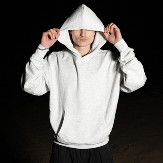 S.H Boxy Fit | Grey Oversize Hoodie