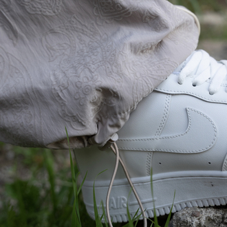 Gst Grey | Baggy Parachute Jogger