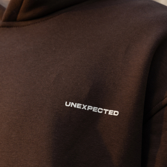 Unexpected | Brown Oversize Hoodie