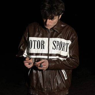 Motorsport Kahve | Deri Ceket