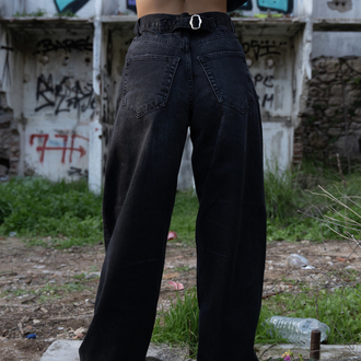 Urban Baggy | Washed Black Jean