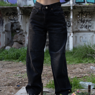 Urban Baggy | Washed Black Jean