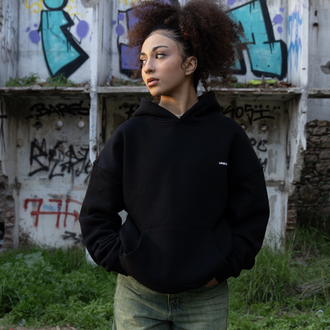 Unexpected | Black Oversize Hoodie