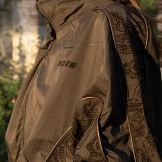 Gst Brown | Boxy Parachute Jacket