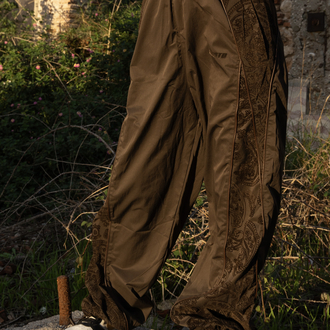 Gst Brown | Baggy Parachute Jogger