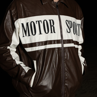 Motorsport Kahve | Deri Ceket