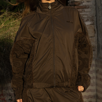 Gst Brown | Boxy Parachute Jacket
