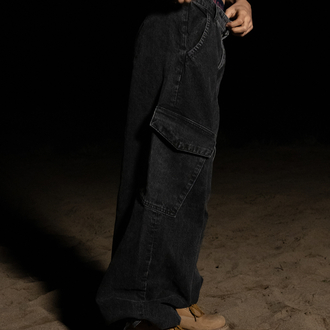 Urban Cargo | Black Baggy Jean