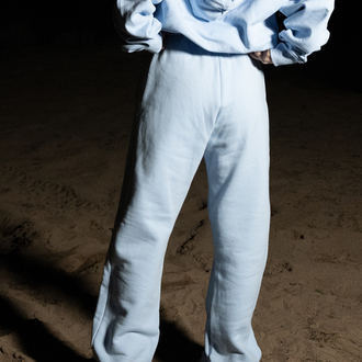 S.H Baggy Fit | Blue Open Leg Jogger