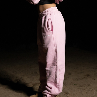 S.H Baggy Fit | Pink Open Leg Jogger