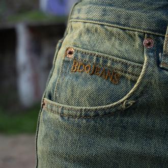 Urban Baggy | Washed Green Jean