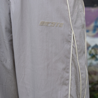 Gst Grey | Baggy Parachute Jogger