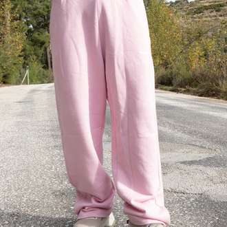 S.H Baggy Fit | Pink Open Leg Jogger