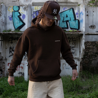 Unexpected | Brown Oversize Hoodie