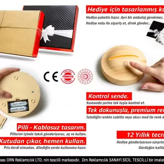 Moto Guzzi V85TT 3D Led Gece Lambası