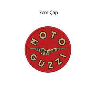 Moto Guzzi Logolu Nakışlı Arma / Yama