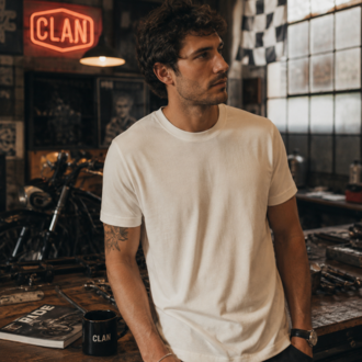 Premium Basic Offwhite T-Shirt