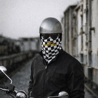 Moto Guzzi Racing Buff | Checkered Flag Neck Gaiter