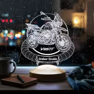 Moto Guzzi V85TT 3D Led Gece Lambası