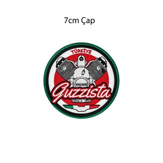 "Guzzista" Nakışlı Arma / Yama 
