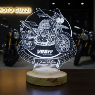 Moto Guzzi V85TT 3D Led Gece Lambası