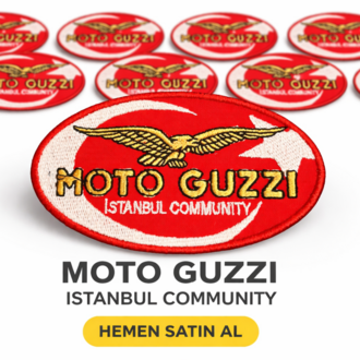 Moto Guzzi İstanbul Community Arma – Özel Koleksiyon Nakış Patch