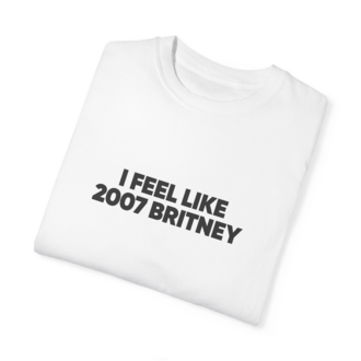 "2007 Britney" White T-Shirt
