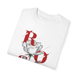"Rose" White T-Shirt