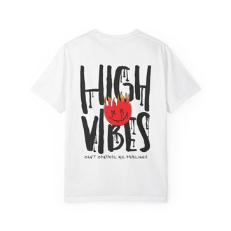 "High Vibes" White T-Shirt
