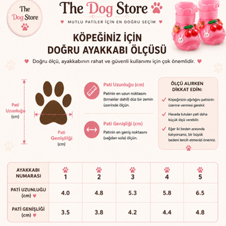 Cherry Blue Köpek Sandaleti | Kaymaz Tabanlı Yazlık Ayakkabı