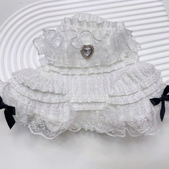 Vintage Pearl Couture Dress Whıte | The Dog Store Exclusive