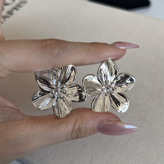 Yonca Silver Küpe