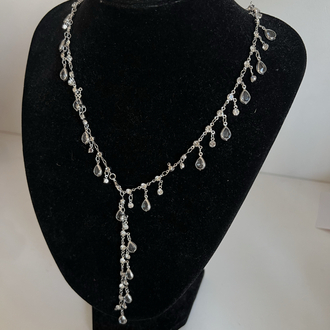 Silver Damla Y Kolye 