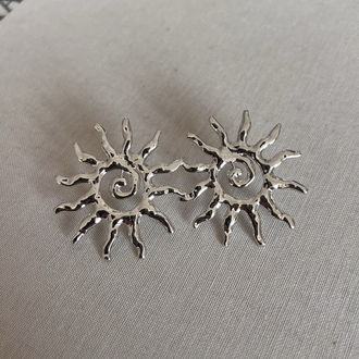 Silver Güneş Küpe