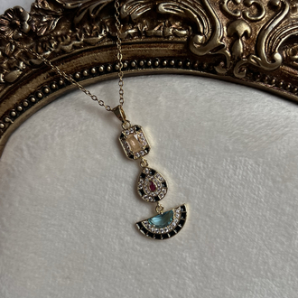 3 Charm Kolye | Çelik