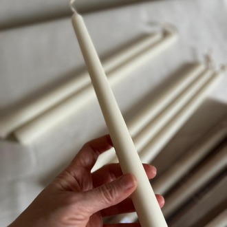Şamdan Mum - 2 'lü Set % 100 Soya Wax Doğal Mum