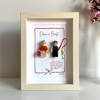 15x20 Tek Figürlü Kişiselleştirilebilir Çerçeve