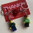 Kişiselleştirilebilir Çift Lego Figür Anahtarlık