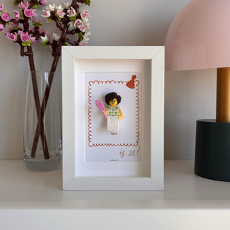 10x15 Tek Figürlü Kişiselleştirilebilir Çerçeve