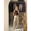 Premium Krem Palazzo Pantolon