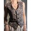 Premium Kalite Dokulu Leopar Desen Yelek