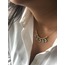 EL YAPIMI MİNİ BEŞ GÖZLÜ CAM KOLYE