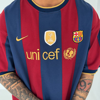BARÇA UNİC RETRO OVERSİZE T-SHİRT