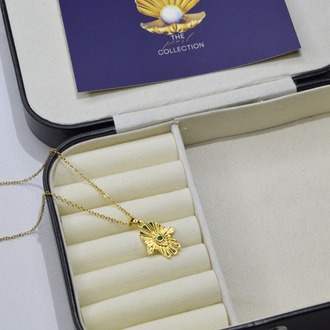 Mystic Palm Gold Renk Kolye