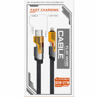 Hızlı Şarjlı iPhone&Type-C Şarj Kablosu