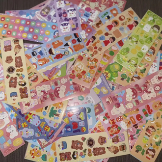 Sticker Set 20 adet Parıltılı