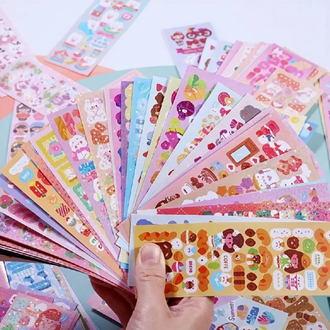 Sticker Set 20 adet Parıltılı