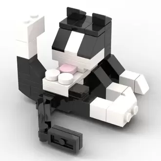 Lego Bricks Kedi Komik